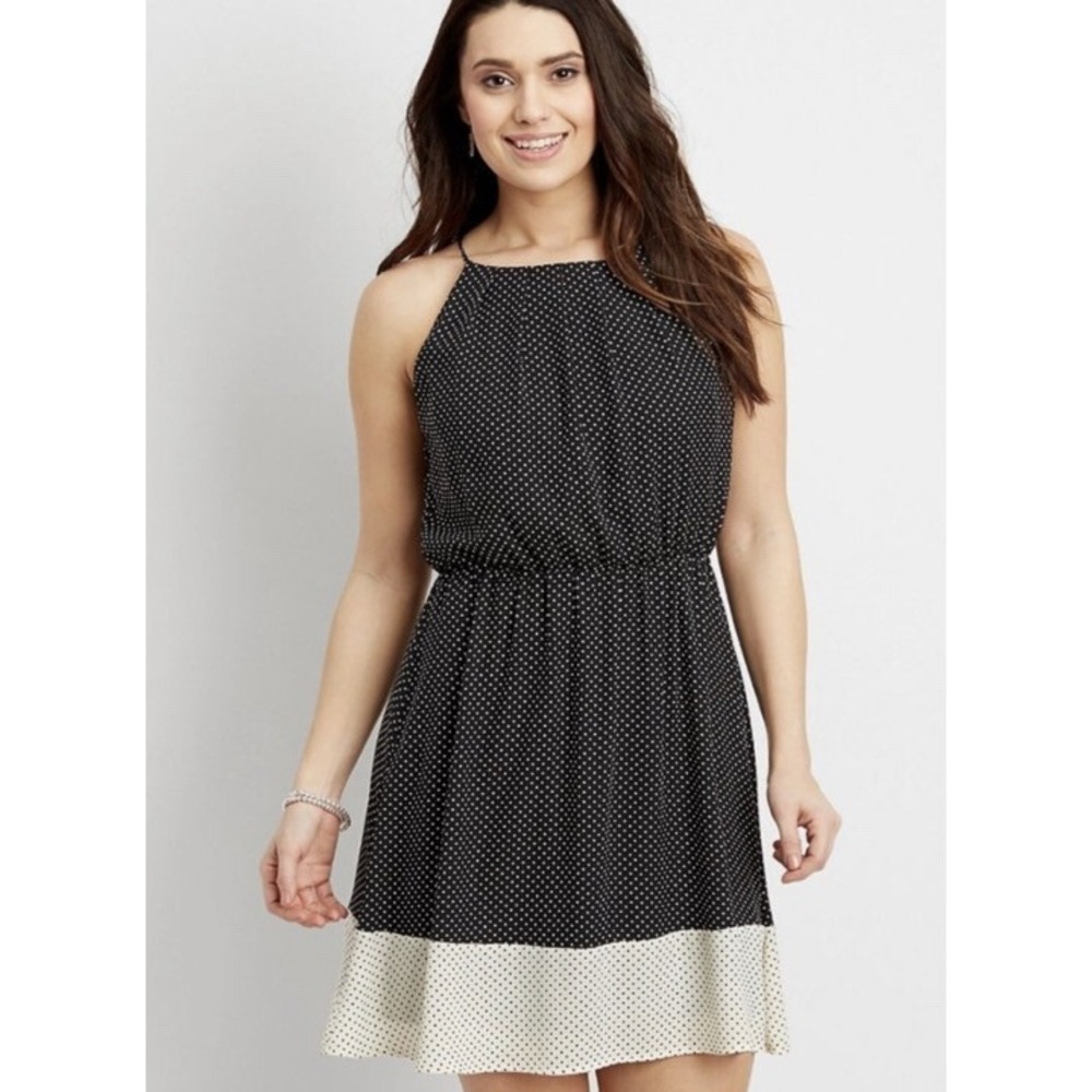 MAURICES Polka Dot Mini Dress Size 2